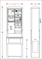 UESA Zähleranschlusssäule ZAS-S-1-APZ für...