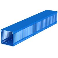 UNEX Verdrahtungskanal blau RAL5012 80x80 U23X