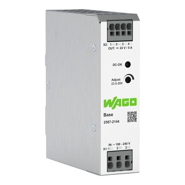 WAGO Stromversorgung Base 1-phasig DC 24V 5A prim&auml;r getaktet