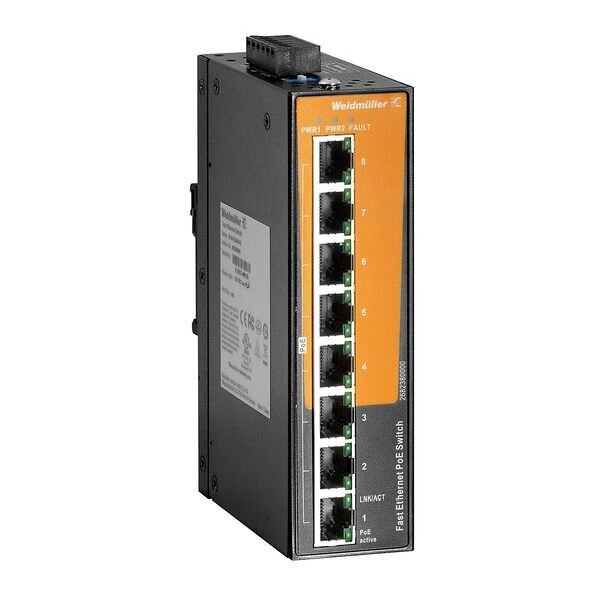 WEIDM&Uuml;LLER Unmanaged PoESwitches Fast Ethernet IE-SW-EL08-8POE